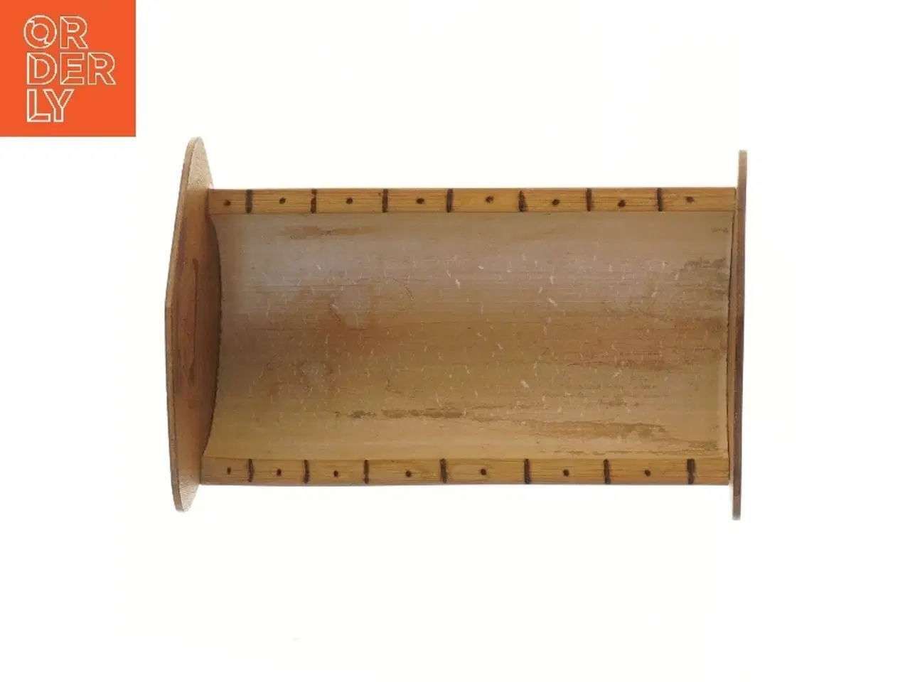 Billede 2 - Træ vugge til små dukker eller bamser (str. 25x14 cm)