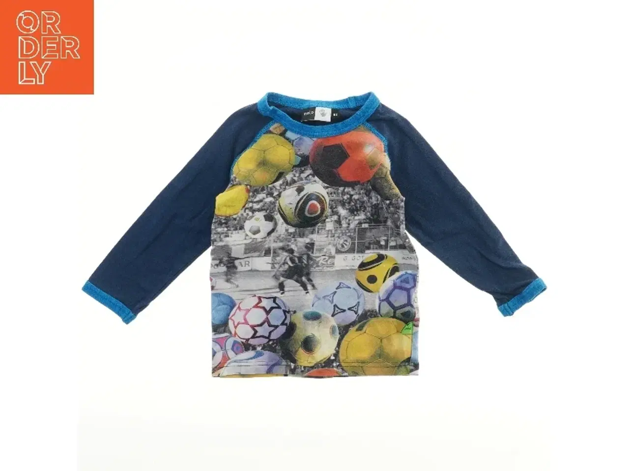 Billede 1 - Langærmet trøje med boldprint fra Molo (str. 92)