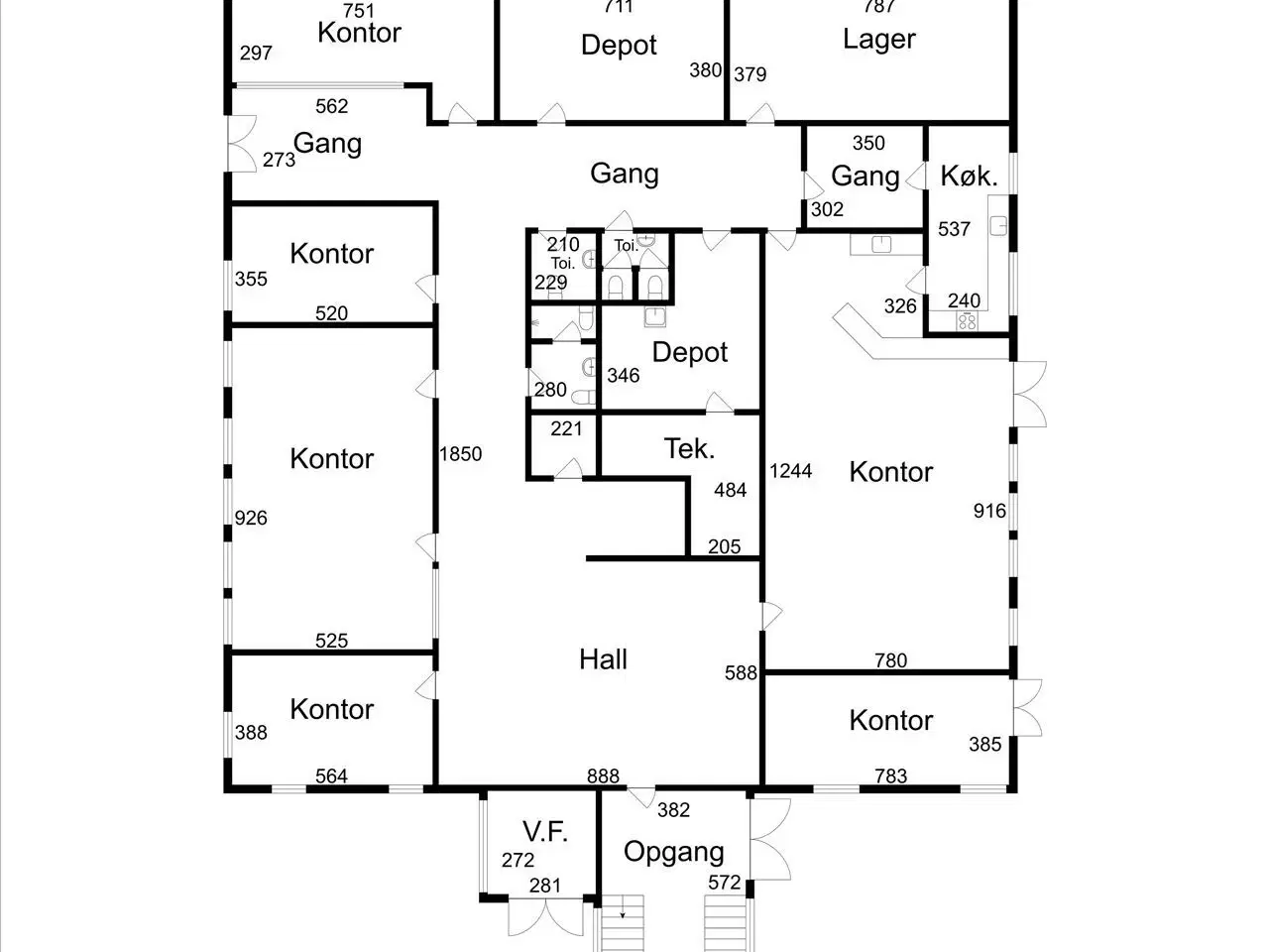 Billede 11 - Lejemål på ca. 1.000 kvm til kontor. undervisning. showroom m.m.