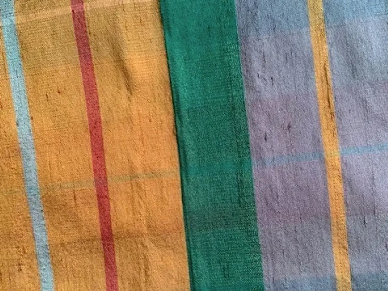 Billede 4 - Thaisilke i rust, messing, grøn og grå