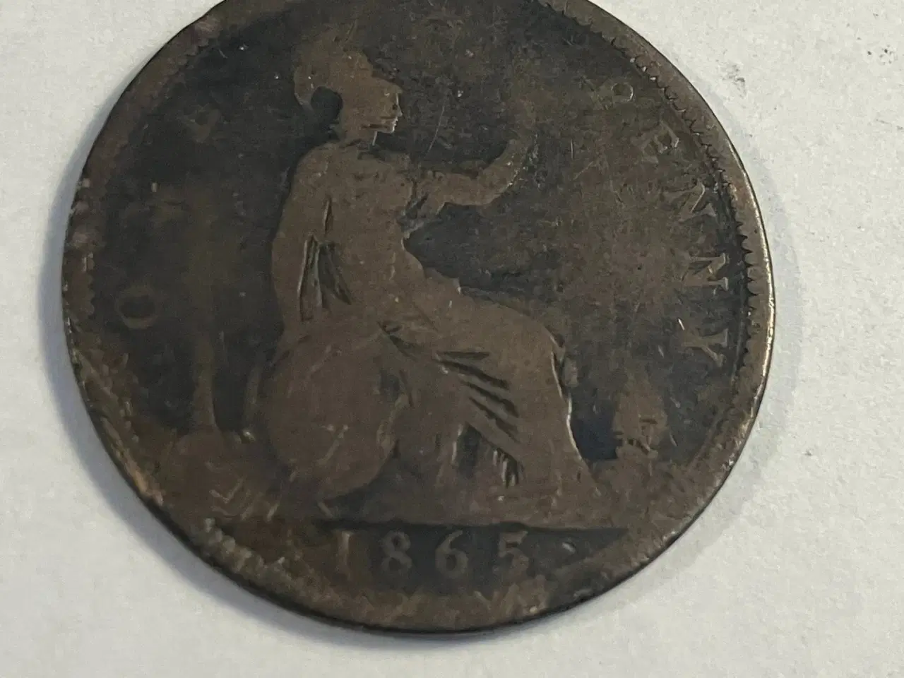 Billede 1 - One Penny 1865 England