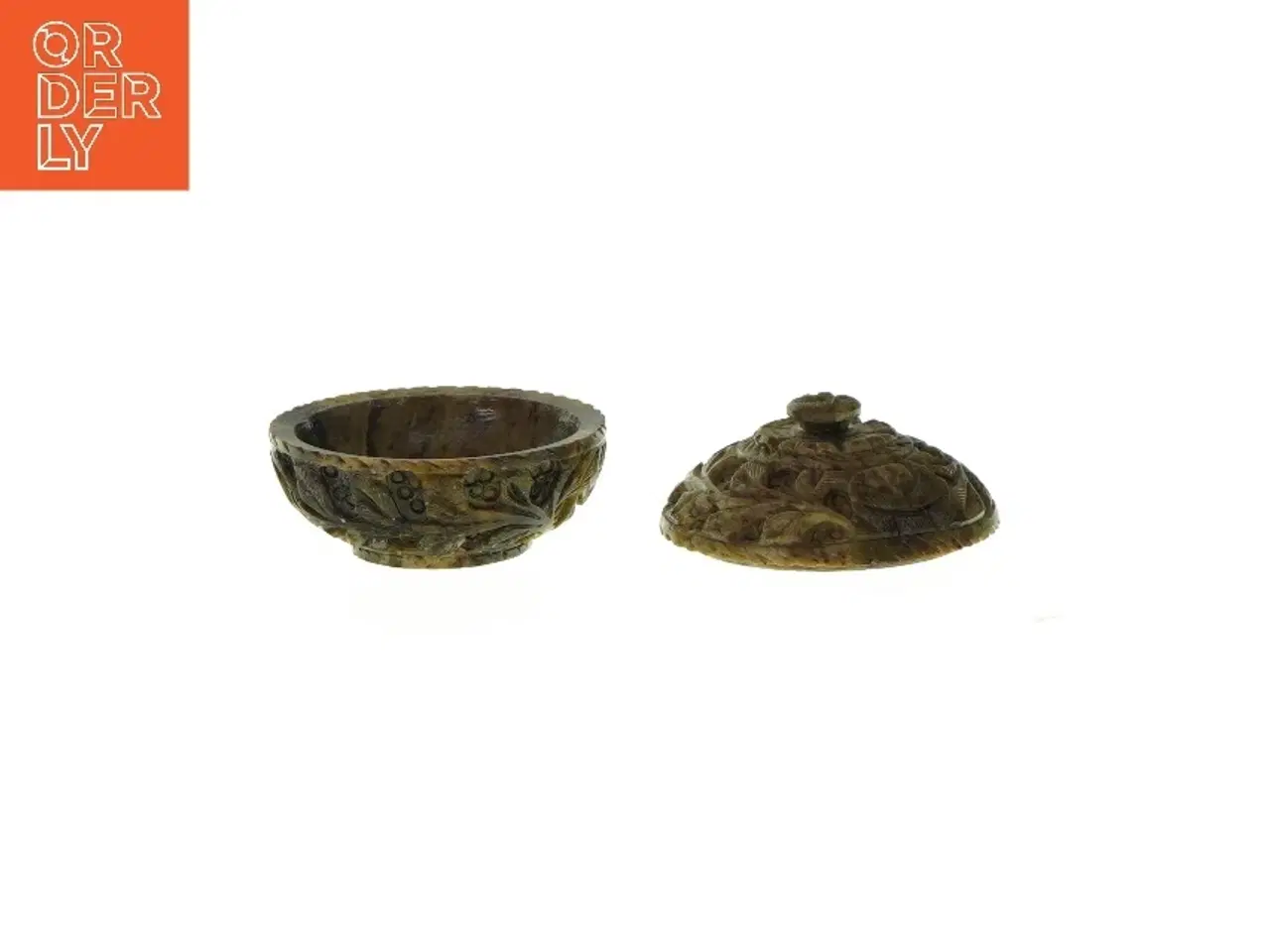 Billede 4 - Lille krukke med låg (str. HØ: 6x9 cm)