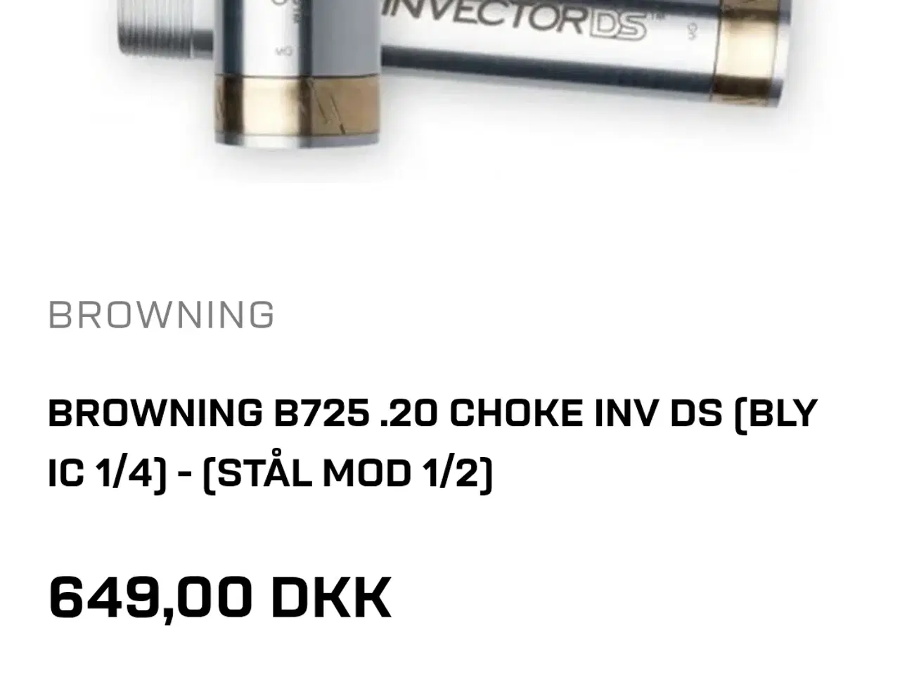 Billede 3 - Browning DS chokes