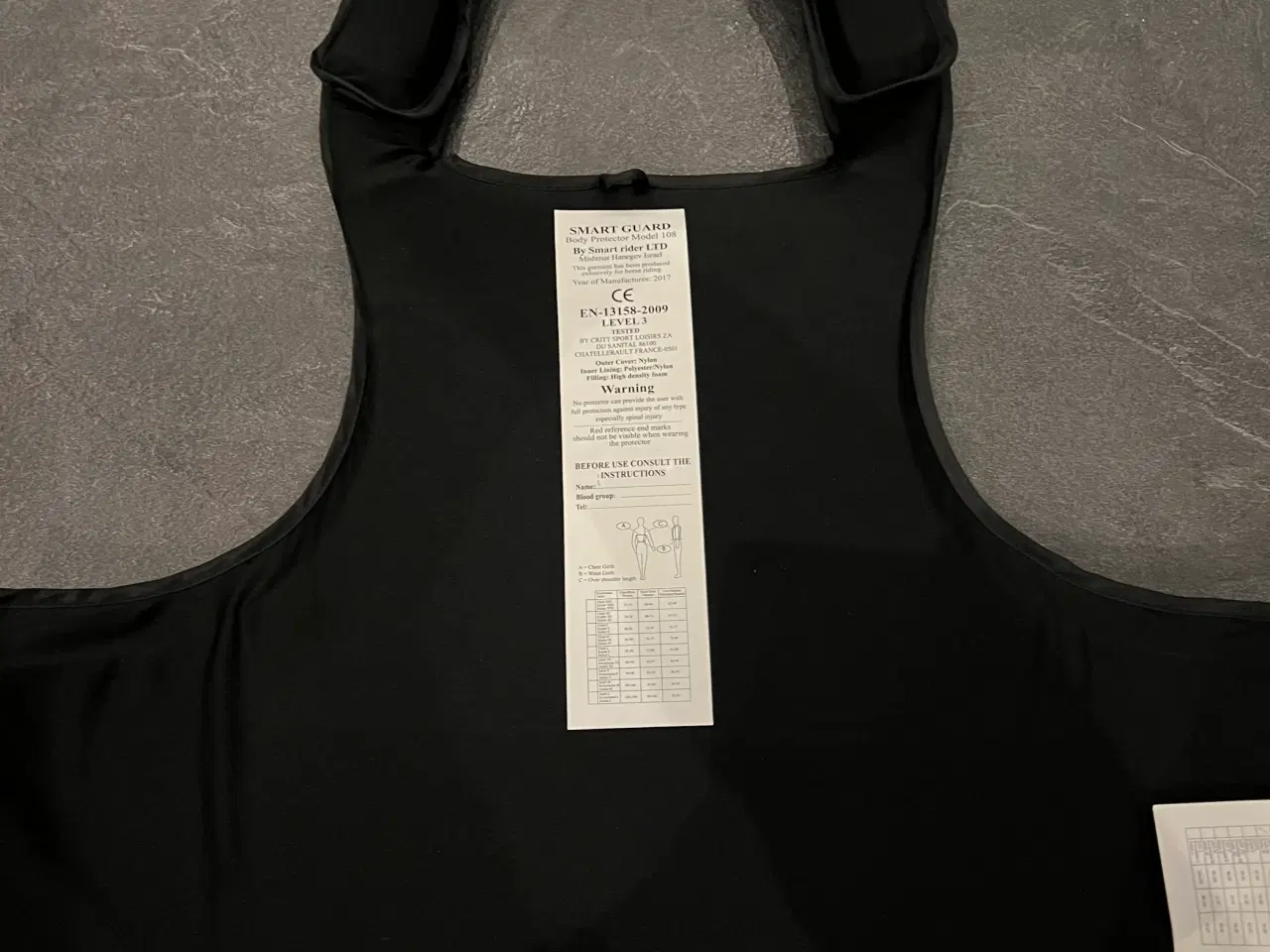 Billede 2 - Ridevest smart guard body protector model 108