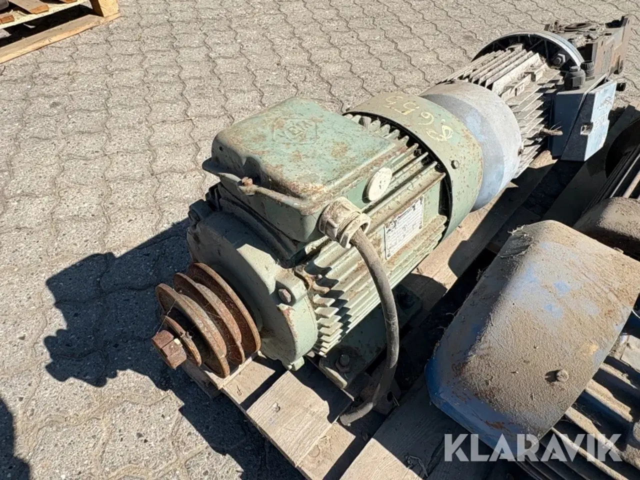 Billede 11 - Elmotor VEM med og uden gear 4 styk