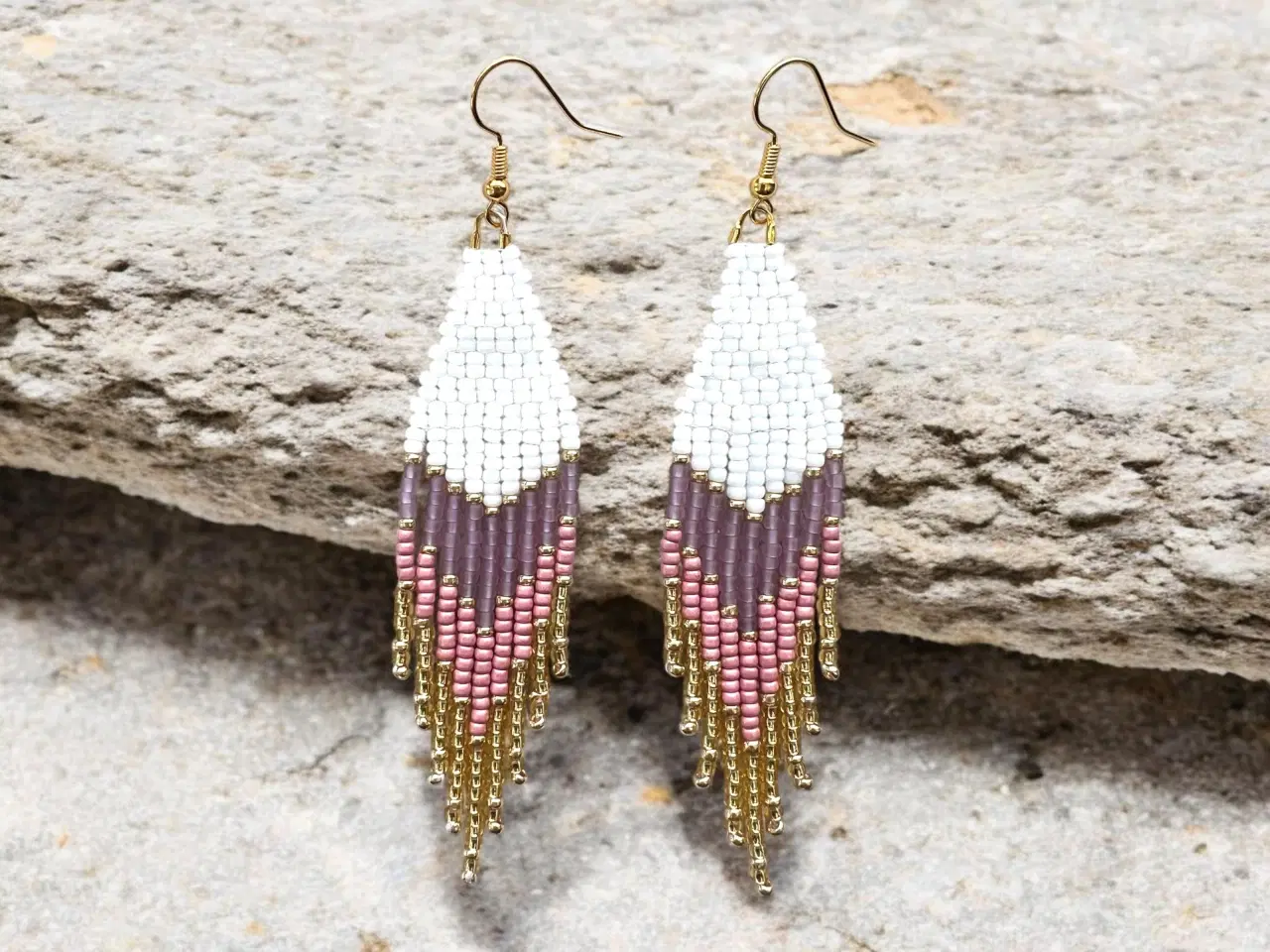 Billede 3 - Grønlandske perle øreringe