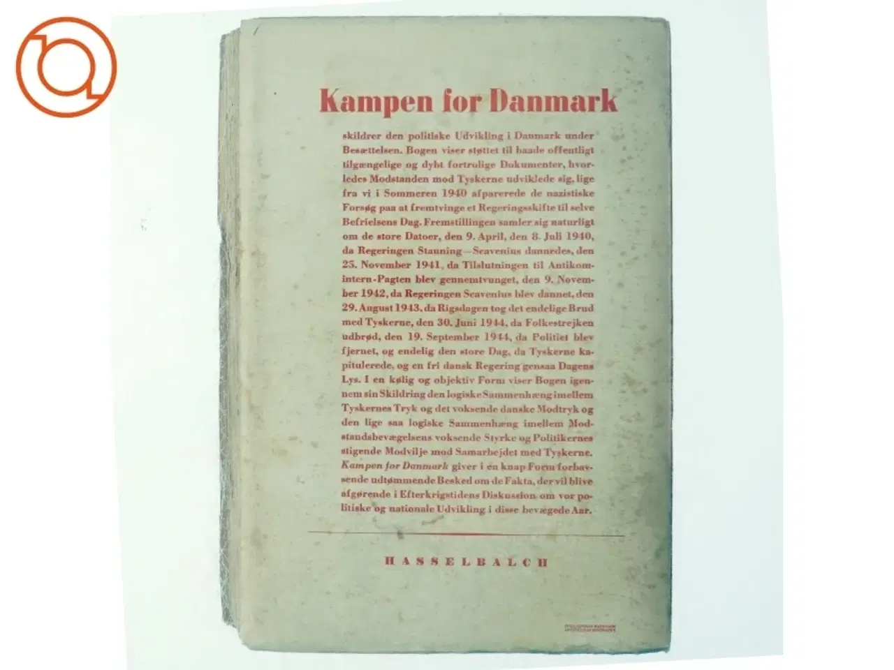 Billede 3 - Kampen for Danmark af Harald R. Martinsen (Bog)