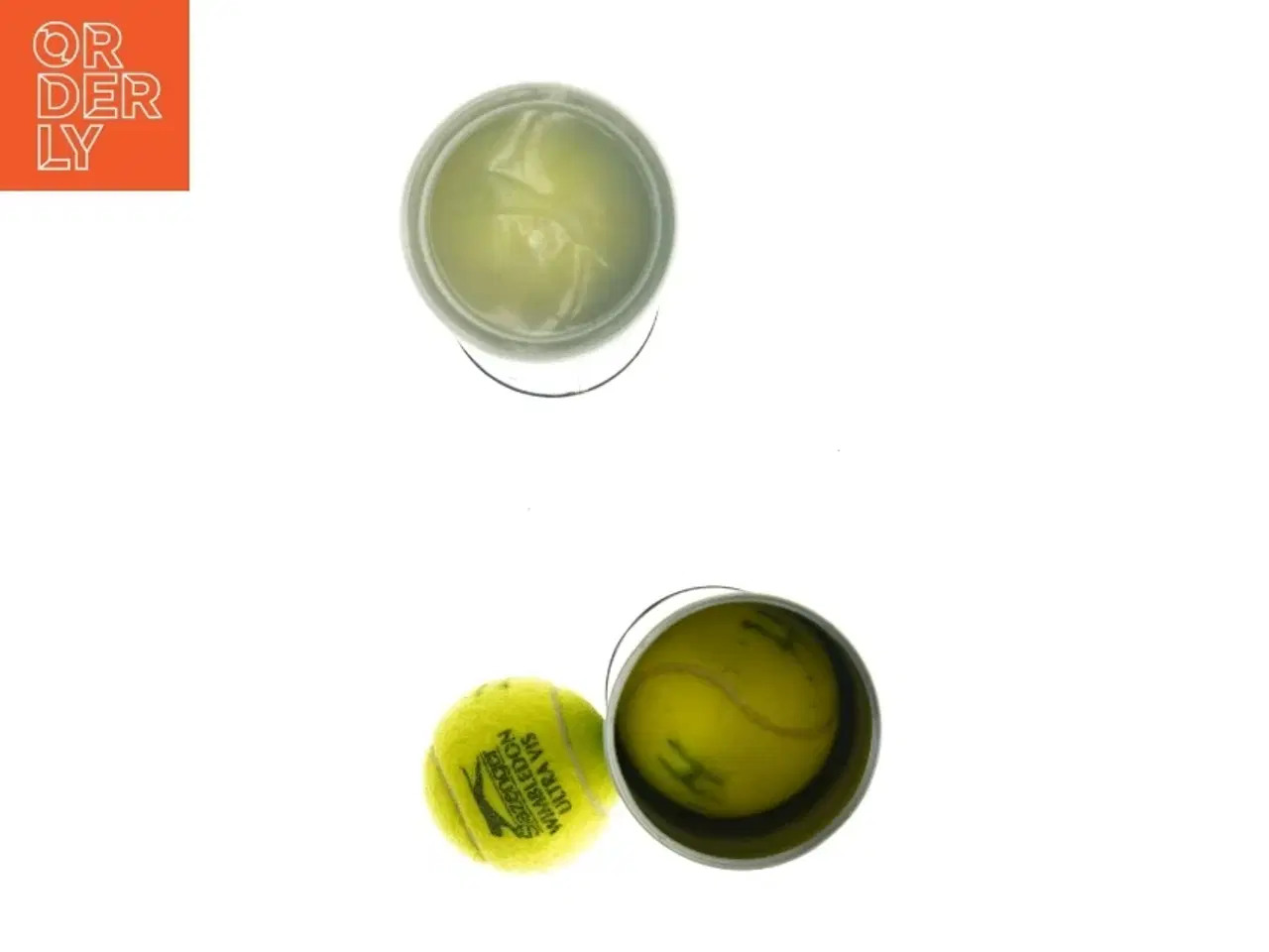 Billede 3 - Brugte tennisbolde med opbevaringsrør fra Wimbledon Ultra Vis (str. 27 x 7,5 cm)