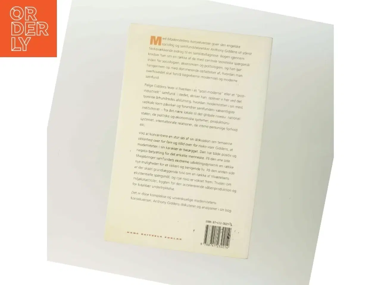 Billede 3 - Modernitetens konsekvenser af Anthony Giddens (Bog)