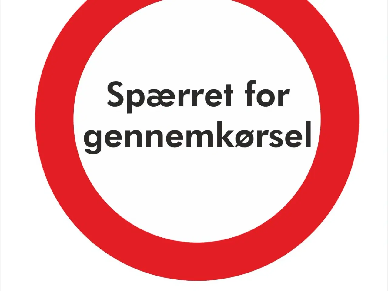 Billede 4 - Vejskilte Ø 50 cm