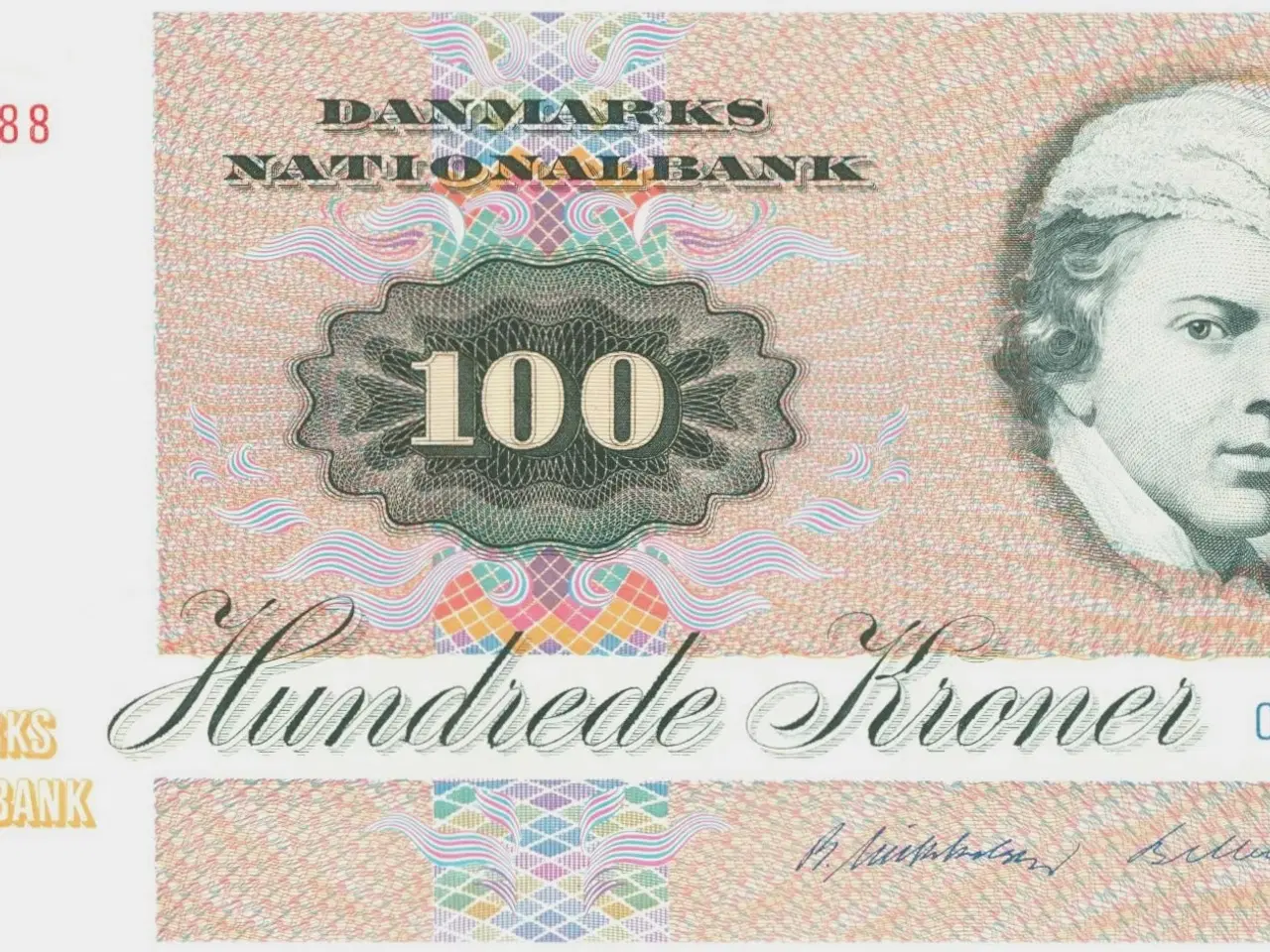 Billede 1 - DK. 100 kr. seddel 1985