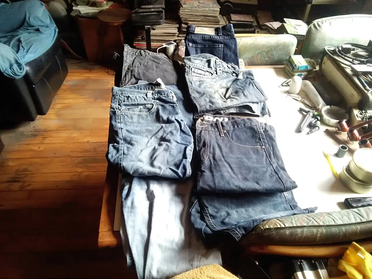 Billede 1 - Jeans S-M-L 31-36 Velholdte stk pr 50 Byt m XL OK 