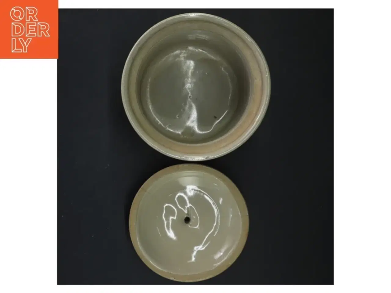 Billede 4 - Fedtbokse med låg (str. Ø 14x11 cm)