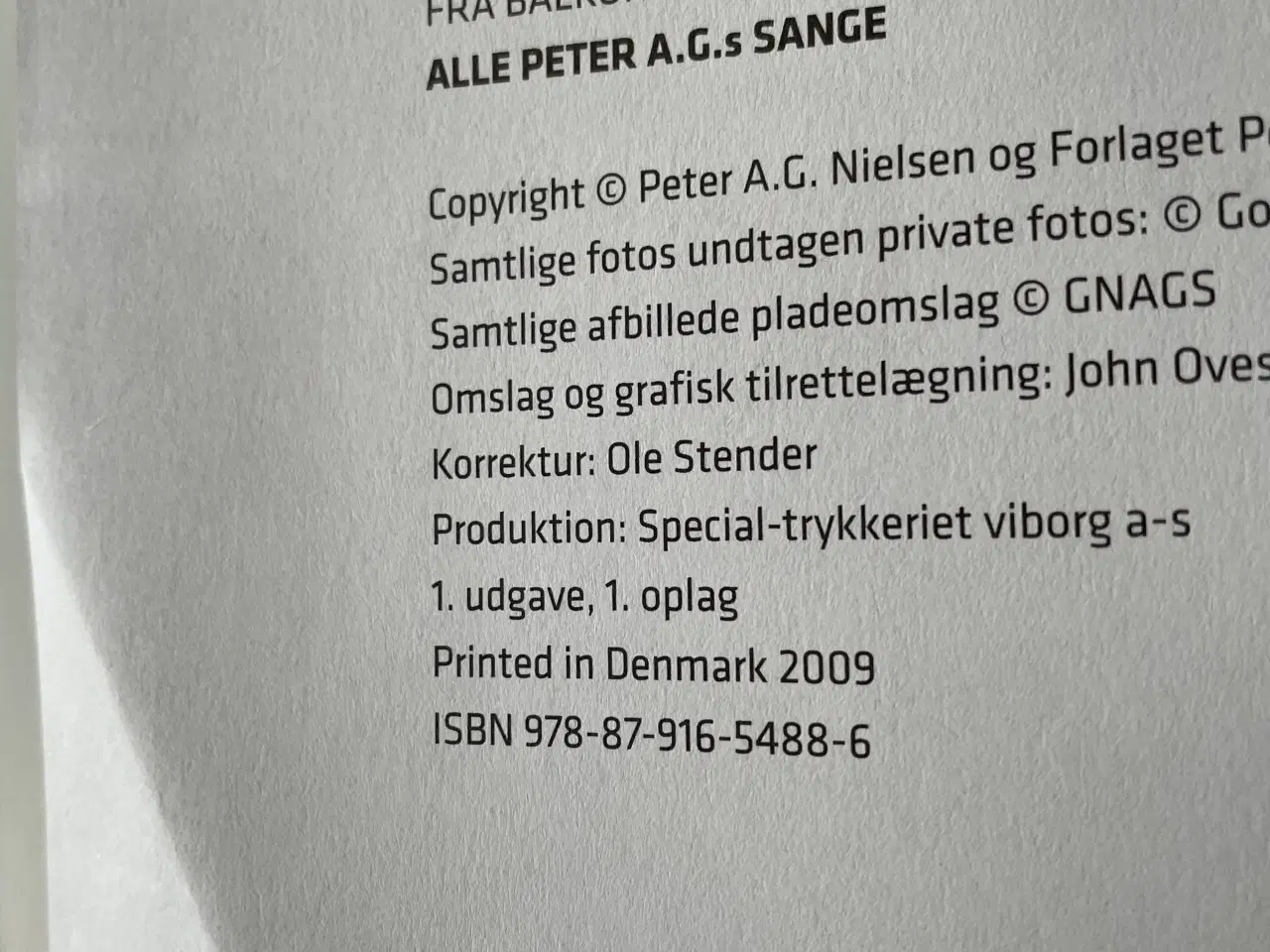 Billede 3 - Peter A.G: Fra Balkonen Drysser