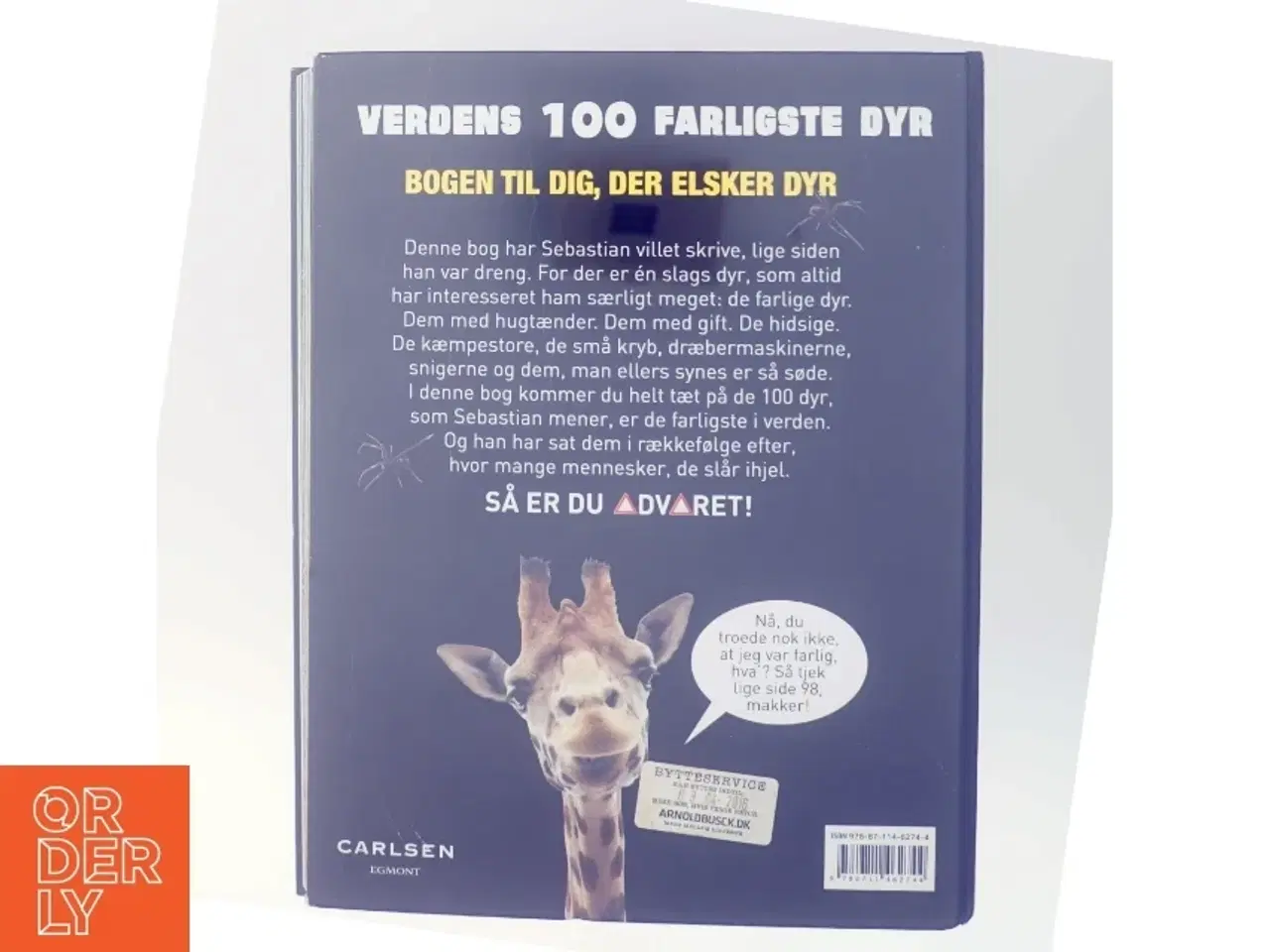 Billede 3 - Verdens 100 farligste dyr af Sebastian Klein (Bog)