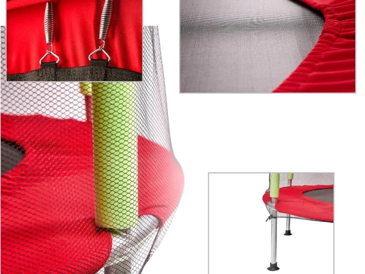 Billede 5 - Havetrampolin til børn 140 cm – rød med sikkerhedsnet