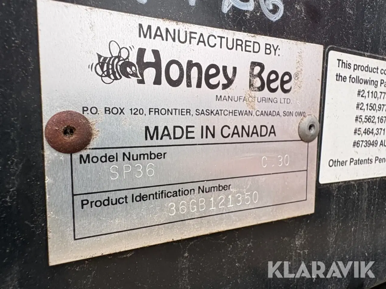 Billede 9 - Mejetærsker Case IH Axial-Flow 9240 med Honey Bee SP36 skærebord