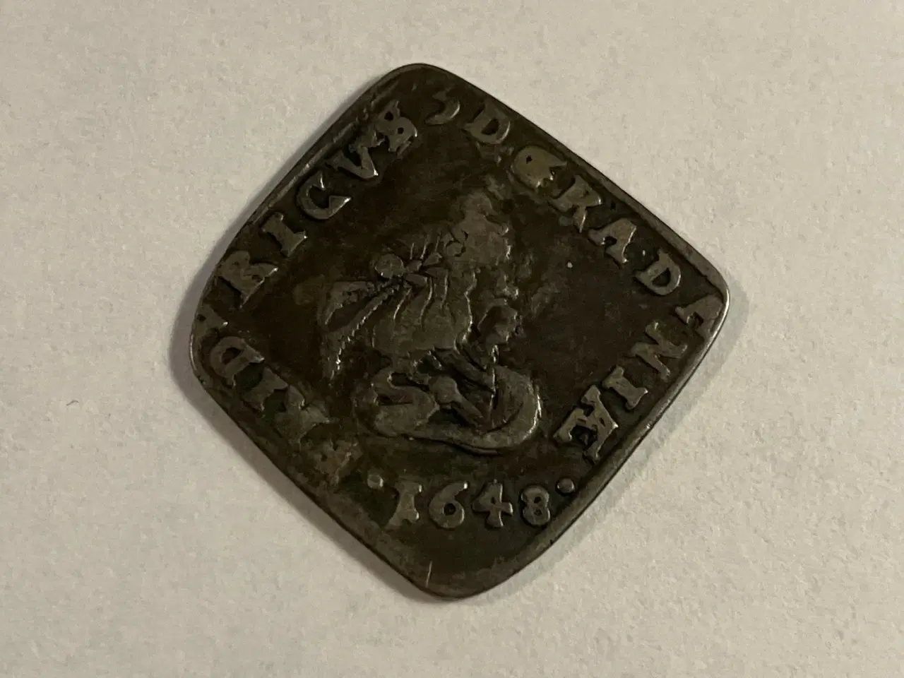 Billede 2 - 1/6 Speciedaler 1648 Danmark