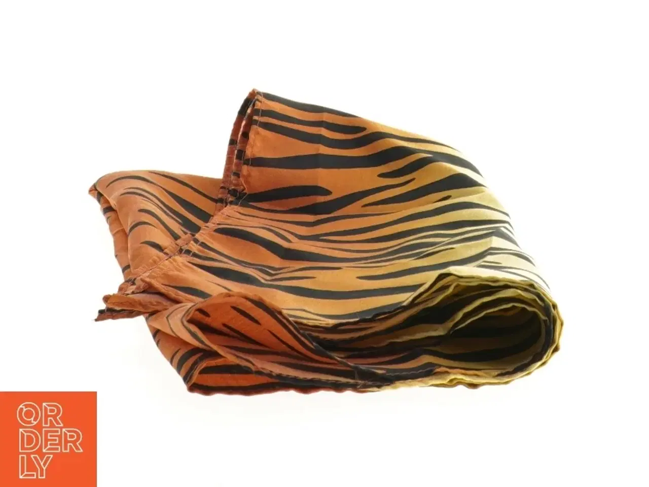 Billede 1 - Tigerprint silketørklæde fra Saras Silks (str. 54 x 52 cm)