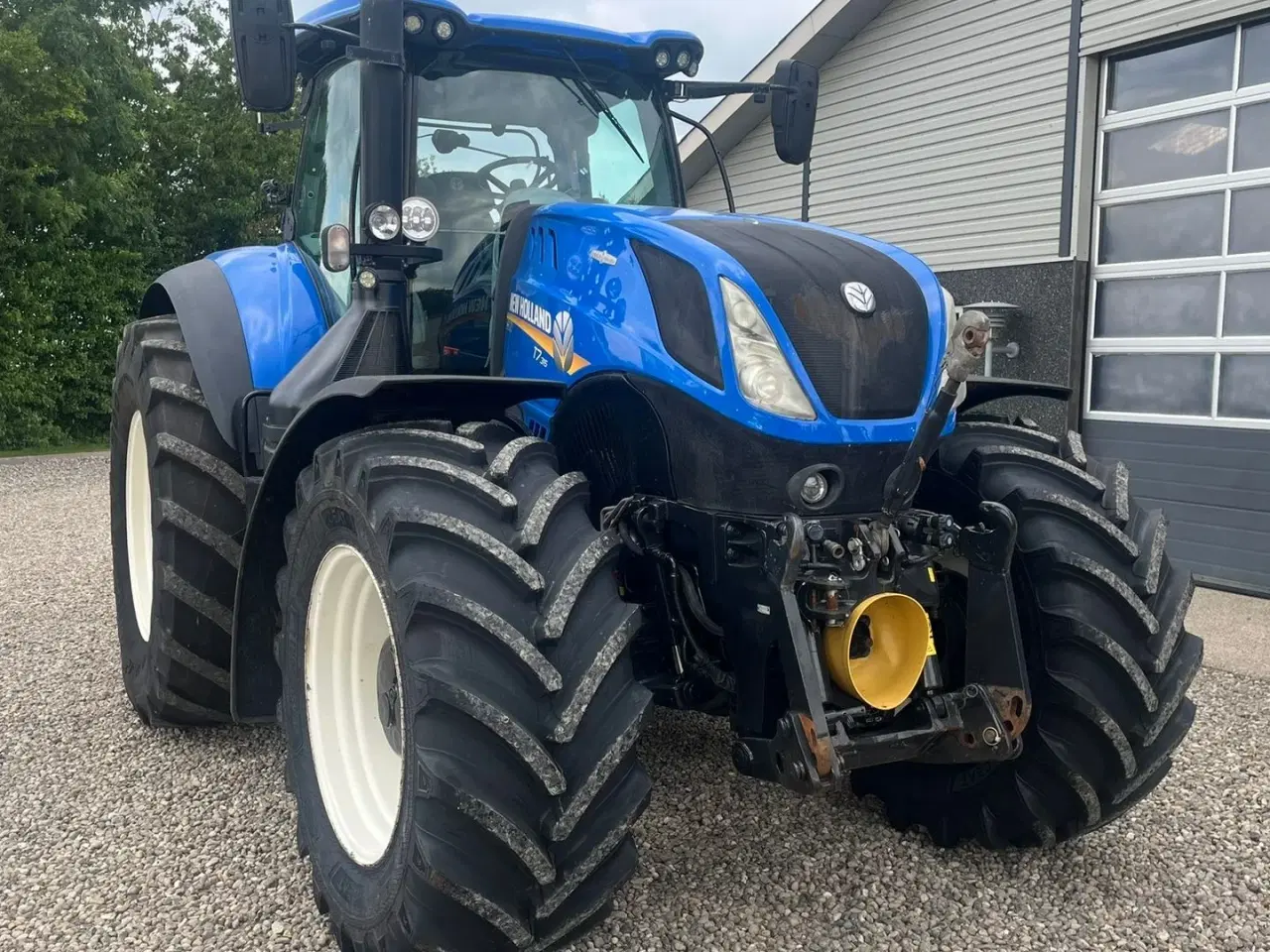 Billede 21 - New Holland T7.315 HD med frontlift og front PTO, samt NYE 650mm fordæk og store 900mm hjul.