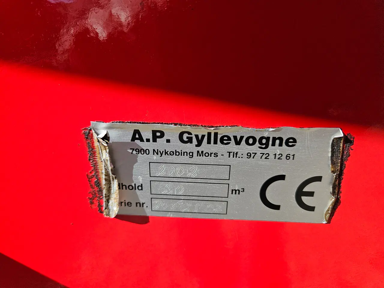 Billede 12 - AP 20t Gyllevogn med sugetorn og 20m slange bum