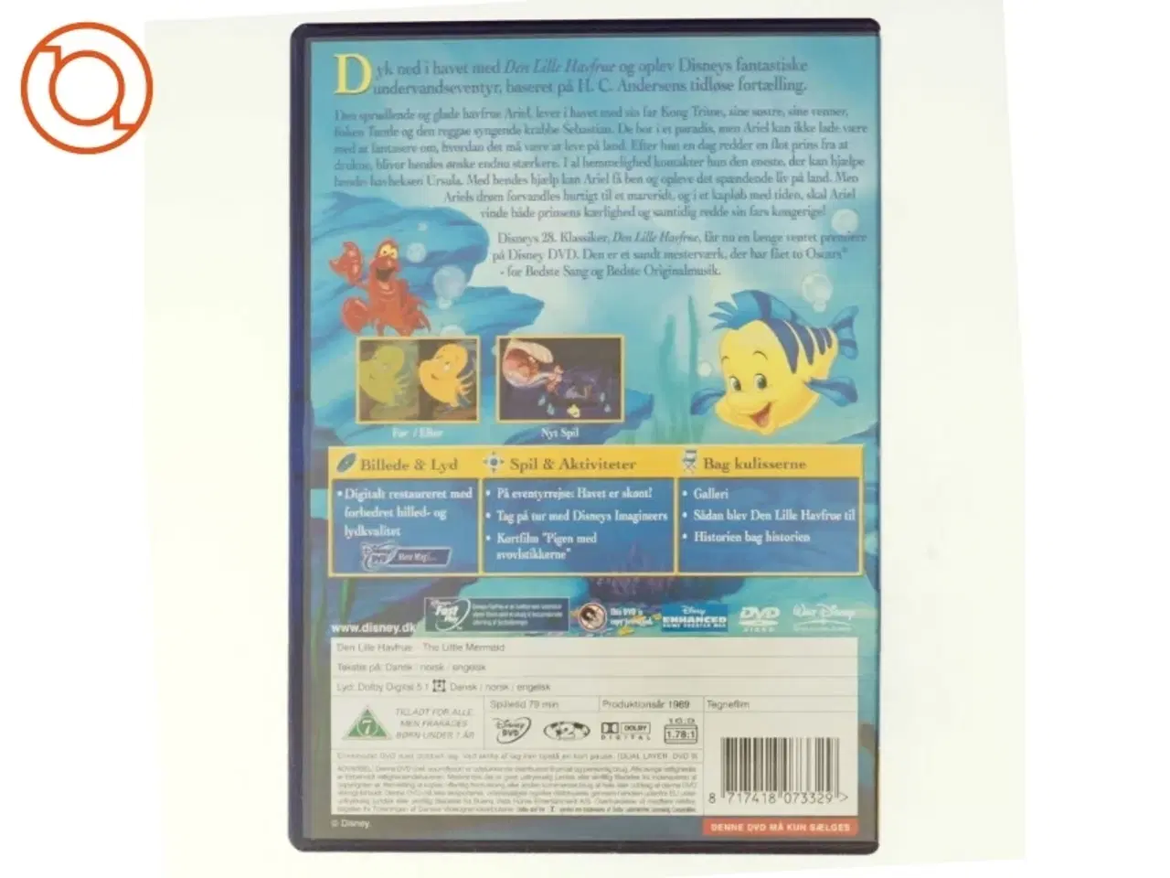 Billede 3 - Den lille Havfrue fra Walt Disney