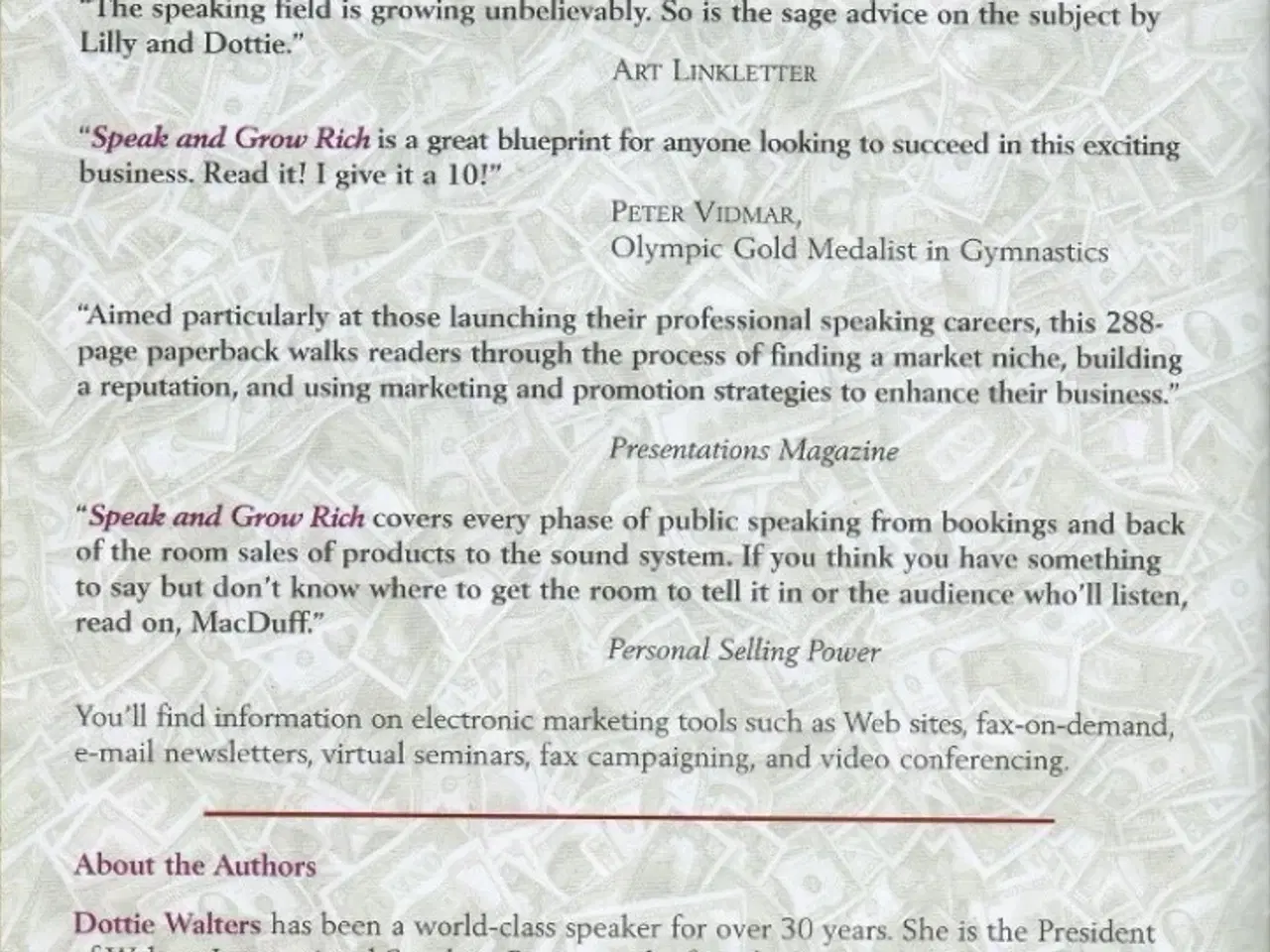 Billede 2 - Speak and Grow Rich by Lilly & Dottie Walters 