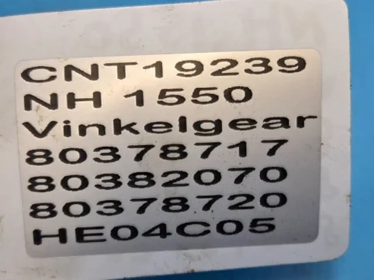 Billede 11 - New Holland 1550 Vinkelgear 80378717