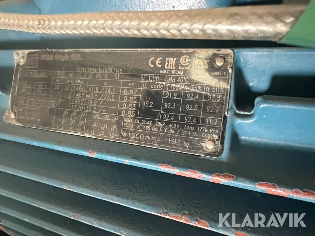 Billede 5 - Elektrisk motor WEG W22 High Efficiency 2 styk