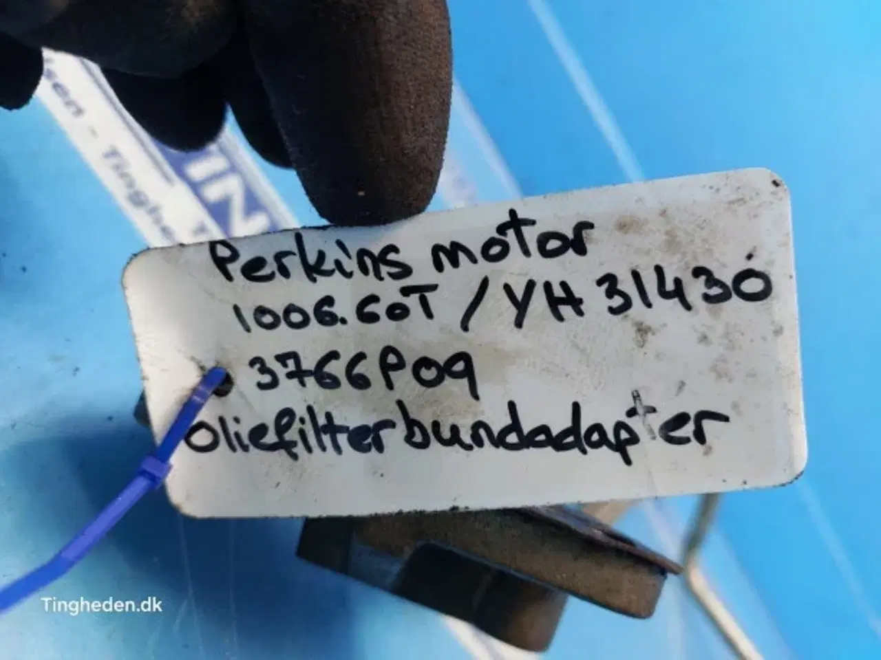 Billede 2 - Perkins 1006.60T Oliefilter Bundadapter 3766P09