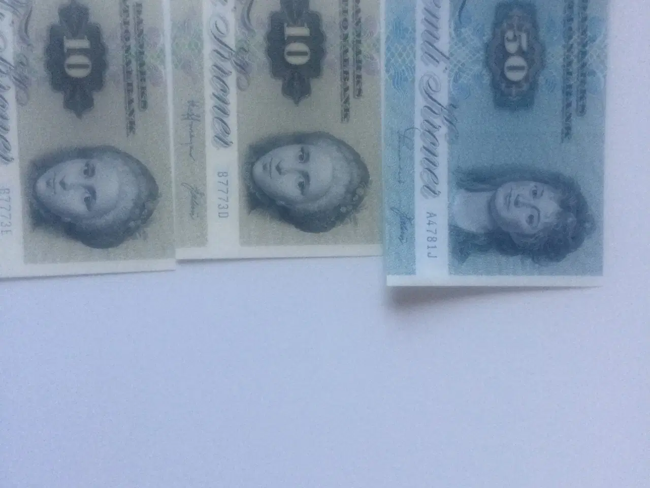 Billede 2 - Gamle pengesedl meget fine og aldrig bukket