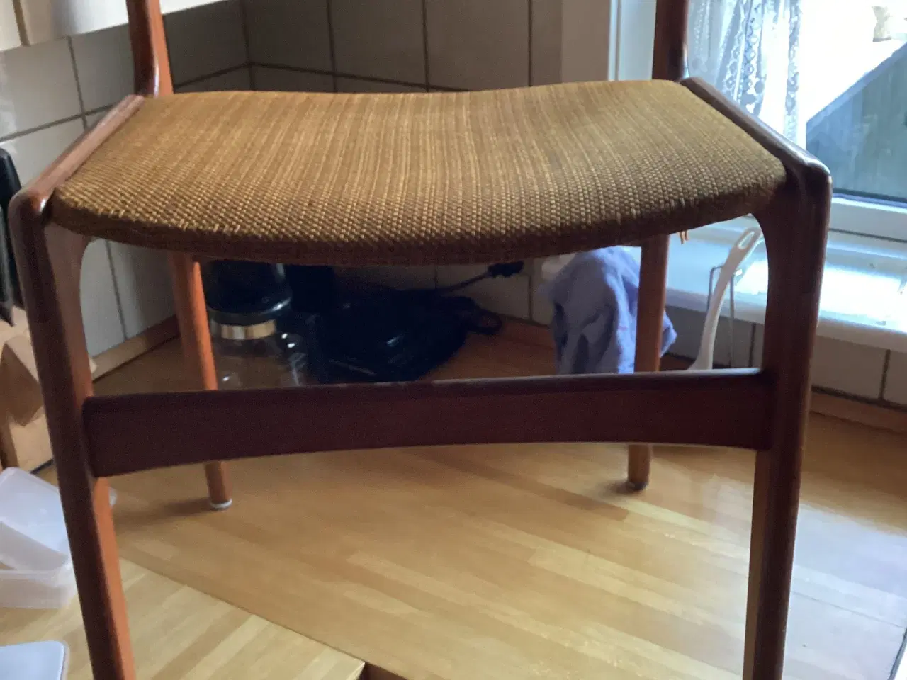 Billede 2 - Spisestole 2 stk teak træ