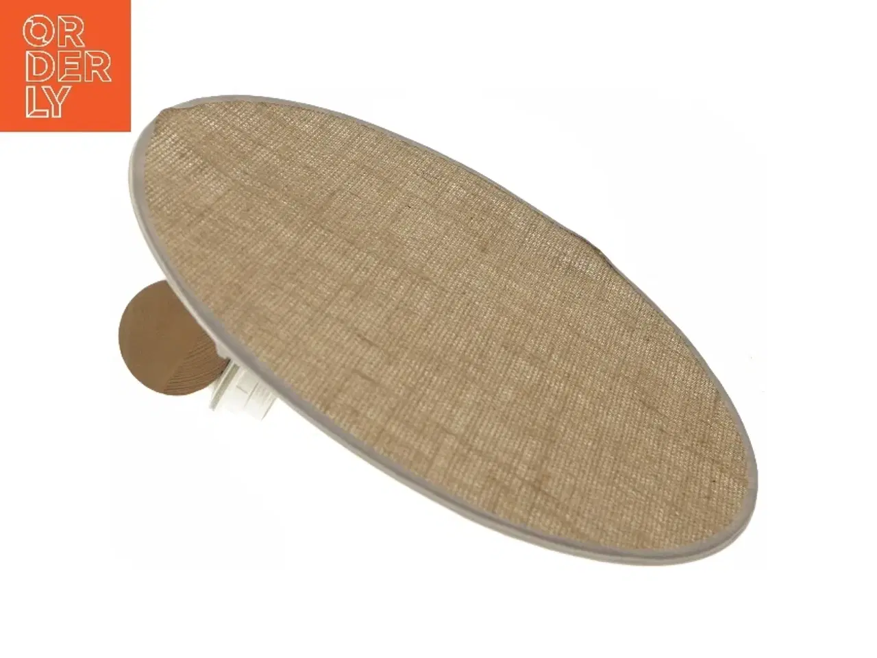 Billede 3 - Væglampe med stofskærm (str. Ø 35 cm)