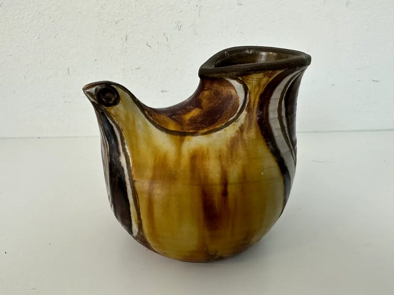 Billede 1 - Retro kunsthåndværk / keramik fugl