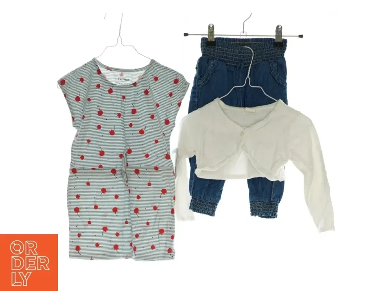 Billede 1 - Buksedragt bukser og cardigan (str. 86)