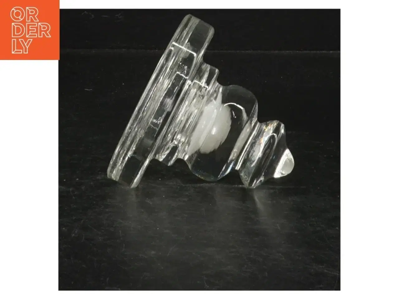 Billede 3 - Glasknob med rund sokkel (str. Ø 9 cm)