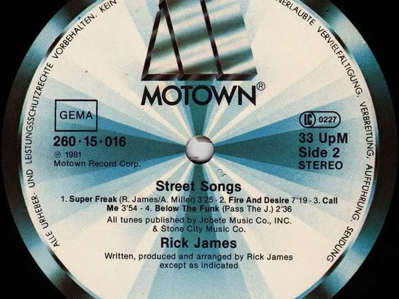 Billede 4 - Rick James - Street Songs