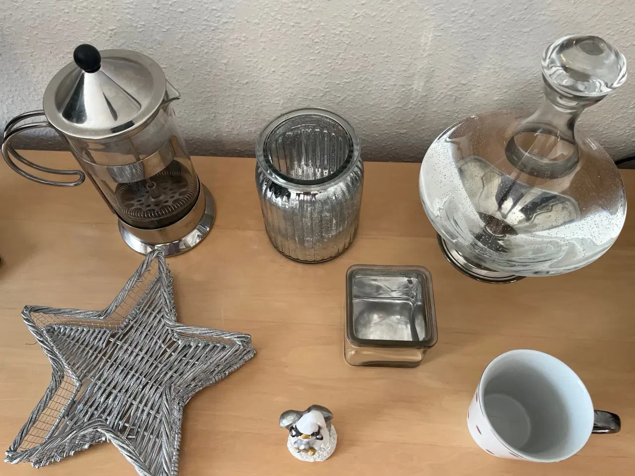 Billede 4 - Hip Grey Dots-kop med skinnende prikker og hank