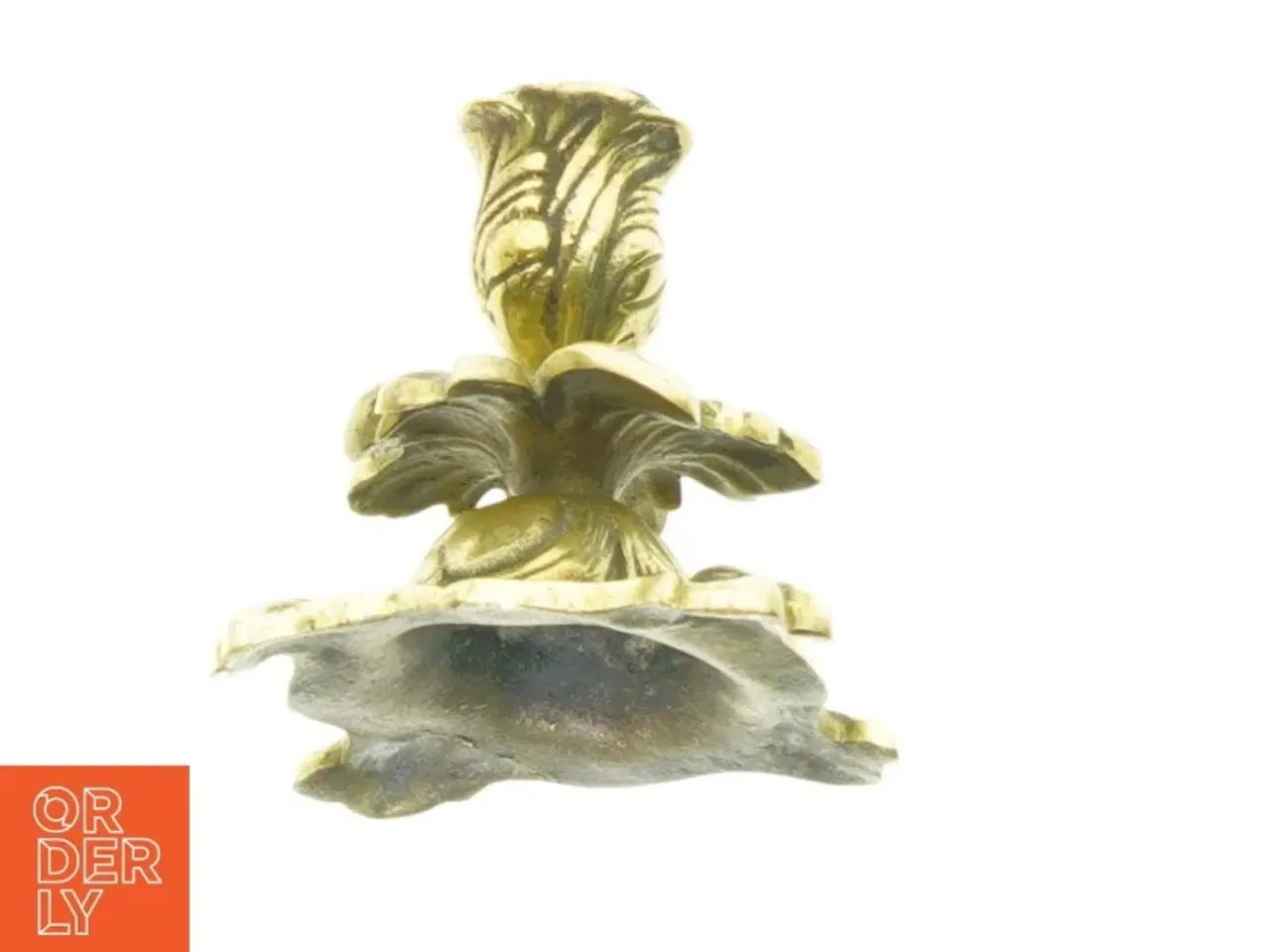 Billede 2 - Messing lysestage (str. 9 x 9 cm)