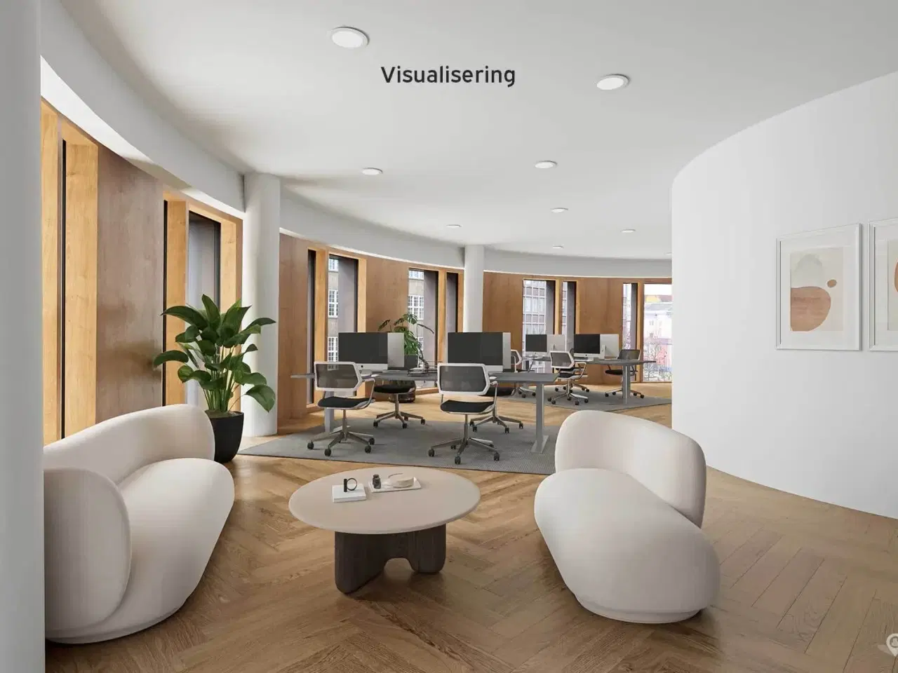 Billede 3 - Eksklusivt kontorlejemål i det ikoniske Axel Towers