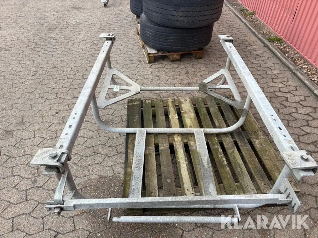 Billede 7 - Reservehjulophæng til under trailer - galvaniseret