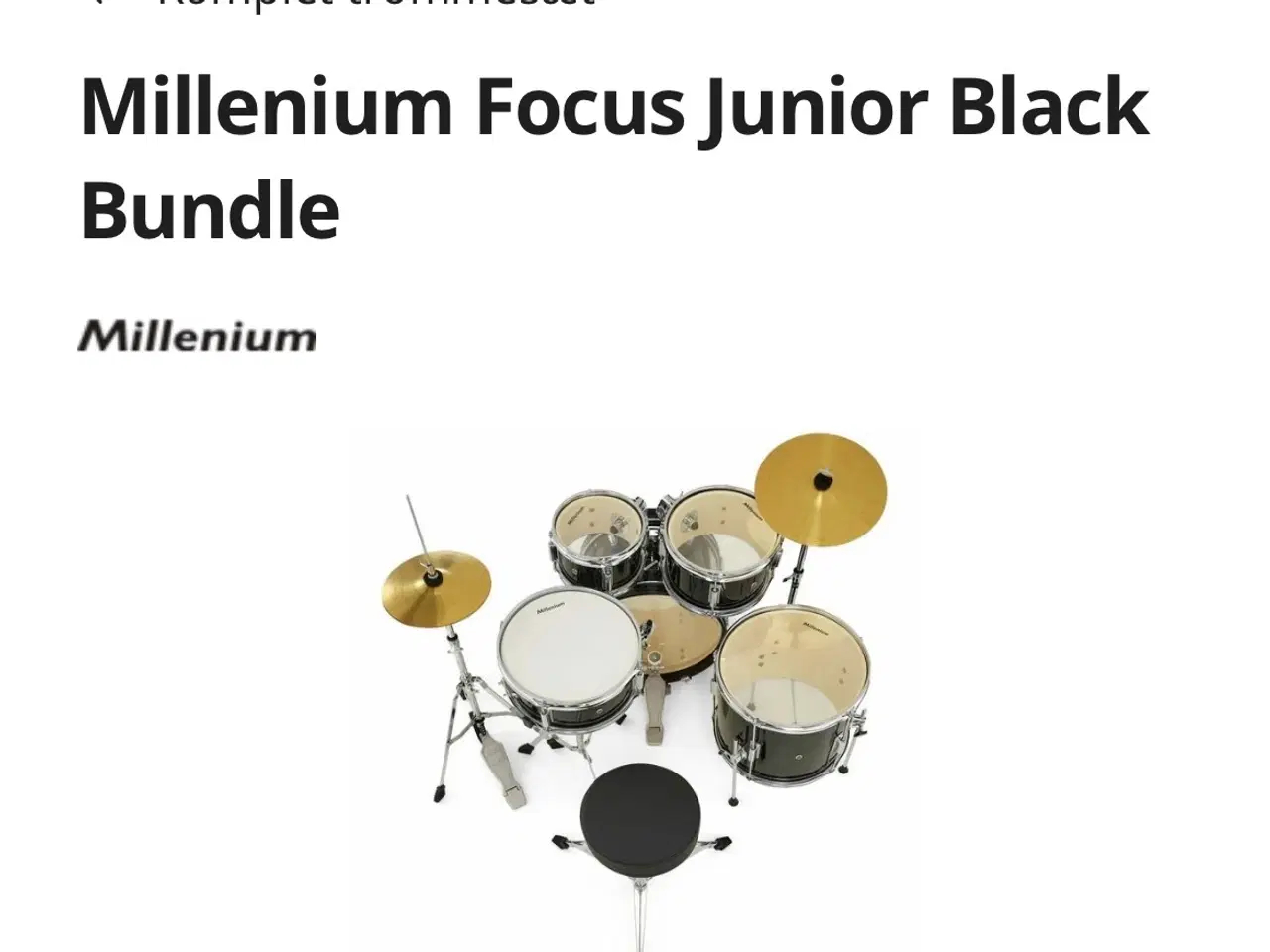 Billede 6 - Millenium junior trommesæt