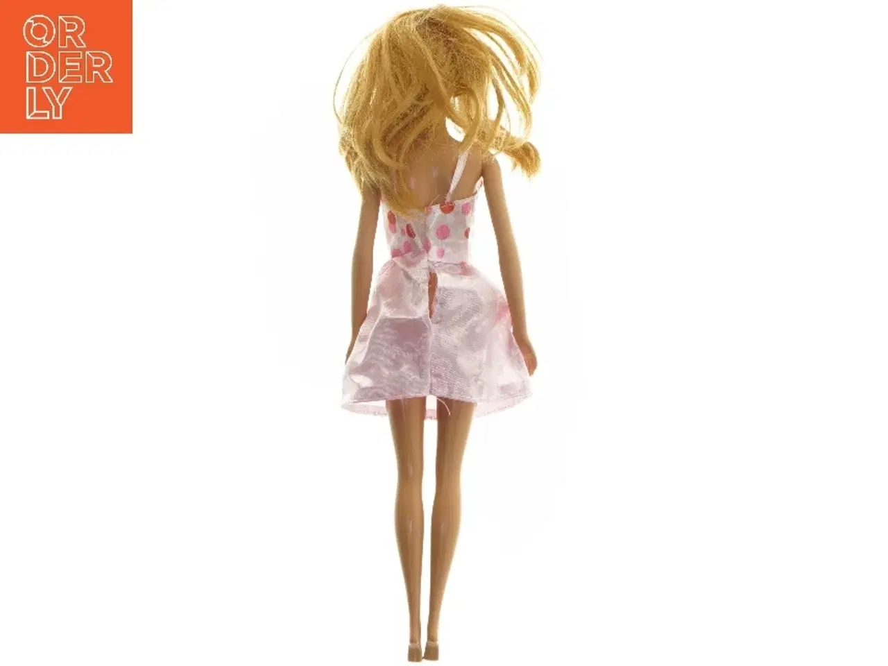 Billede 2 - Dukke med lyserød kjole fra Barbie (str. 30 cm)