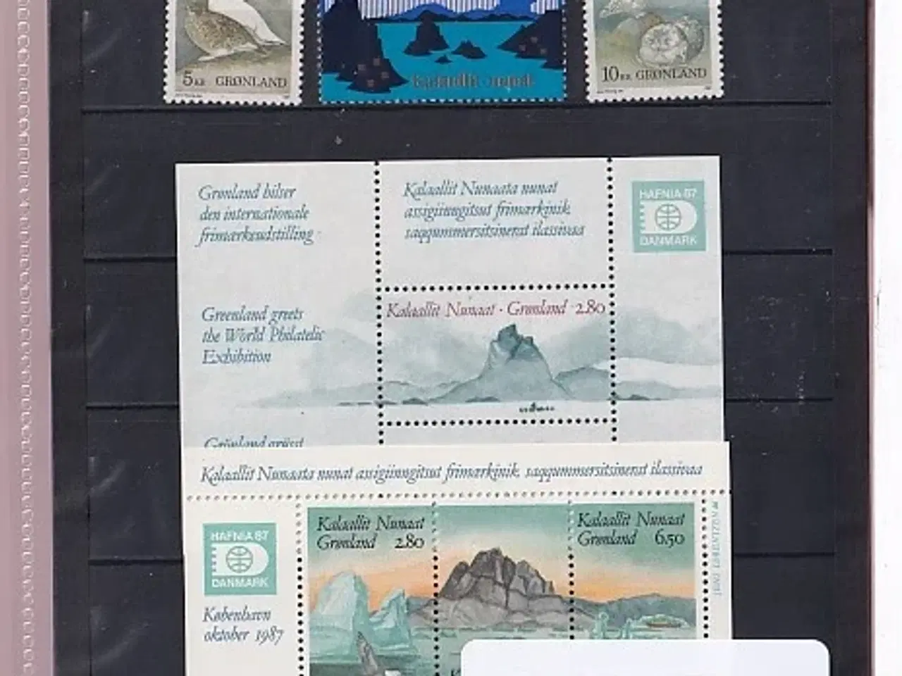 Billede 1 - Grønland - 1987 Frimærker Komplet - Postfrisk