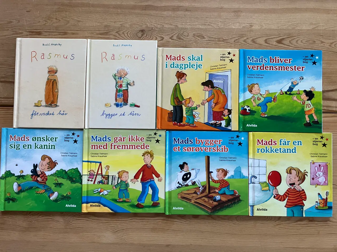 Billede 1 - Rasmus bøger, Mads bøger, Rikke bøger m.fl.