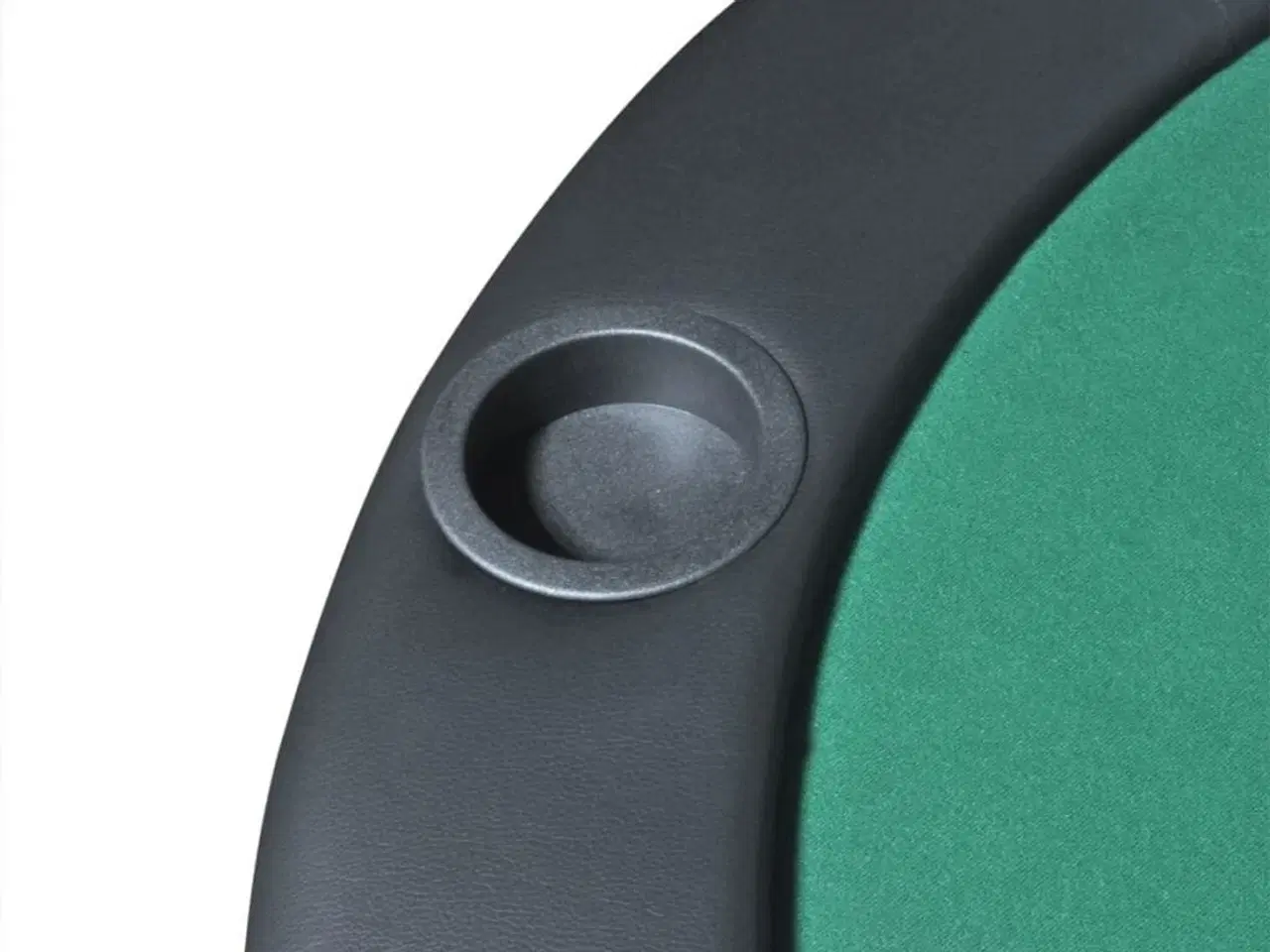 Billede 5 - 10 pers. pokerbord bordplade foldbar grøn