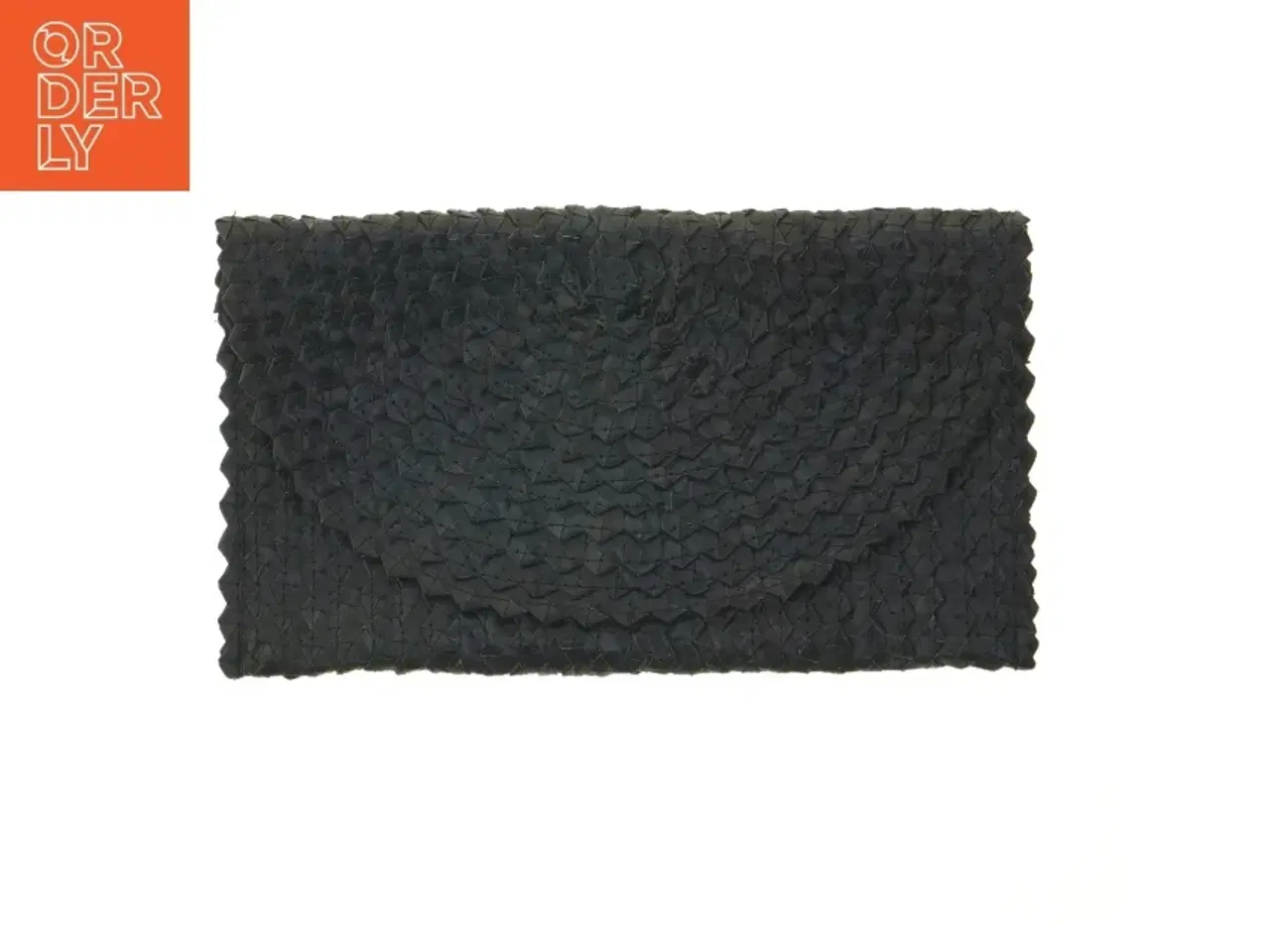 Billede 1 - Vævet sort clutch (str. 29x17 cm)