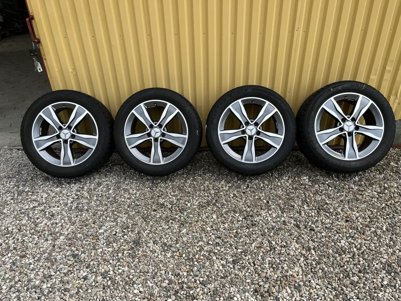 Billede 6 - Originale 17” Mercedes alufælge m/vinterdæk