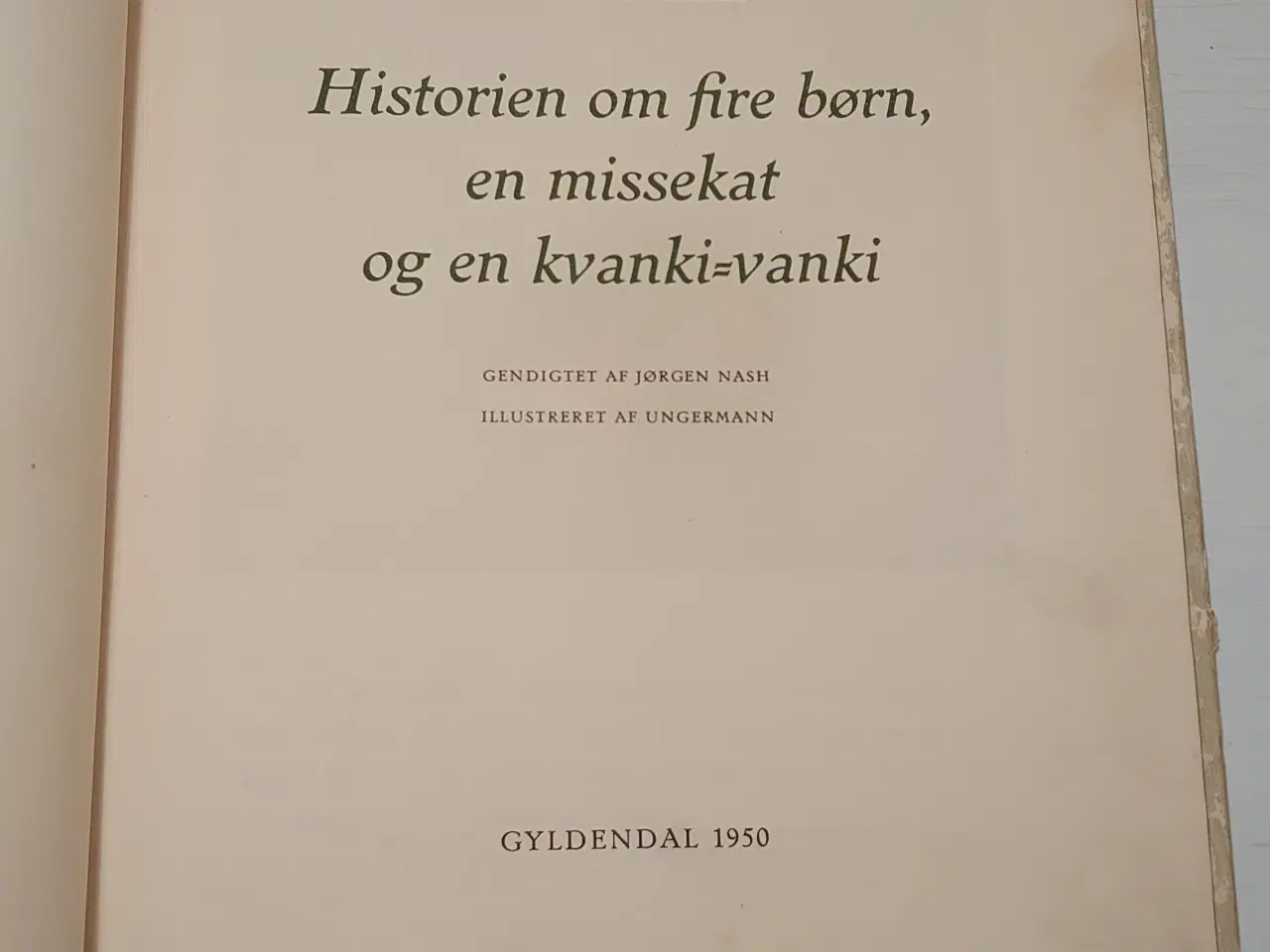 Billede 3 - Edward Lear:Historien om fire børn en missekat....