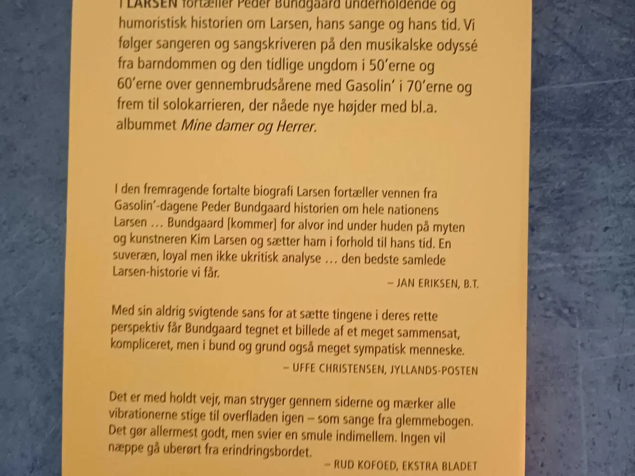 Billede 2 - Bog Kim Larsen